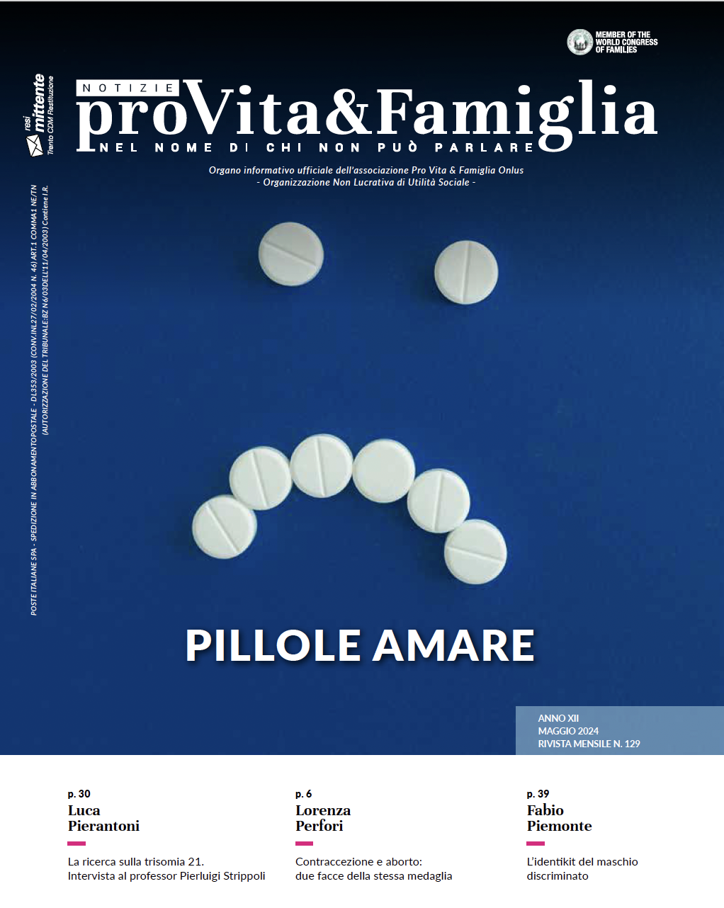 copertina NPVF 129 pillole amare